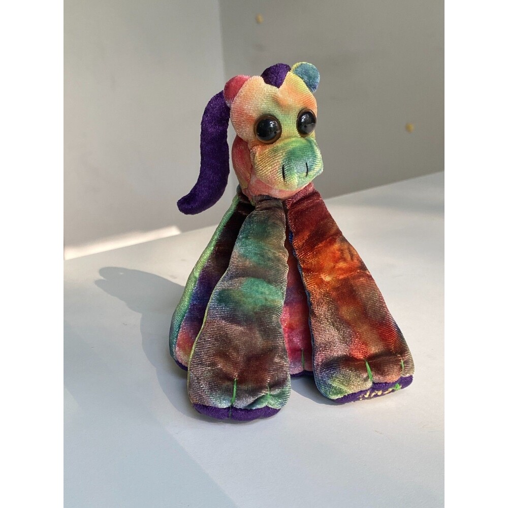 Vintage Jakks Pacific Limbo Legs Tie-dye Holt the Horse 9.5" bean bag plush 2000